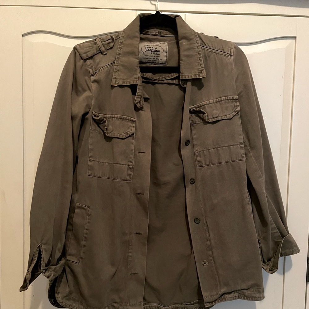 Army green Shacket